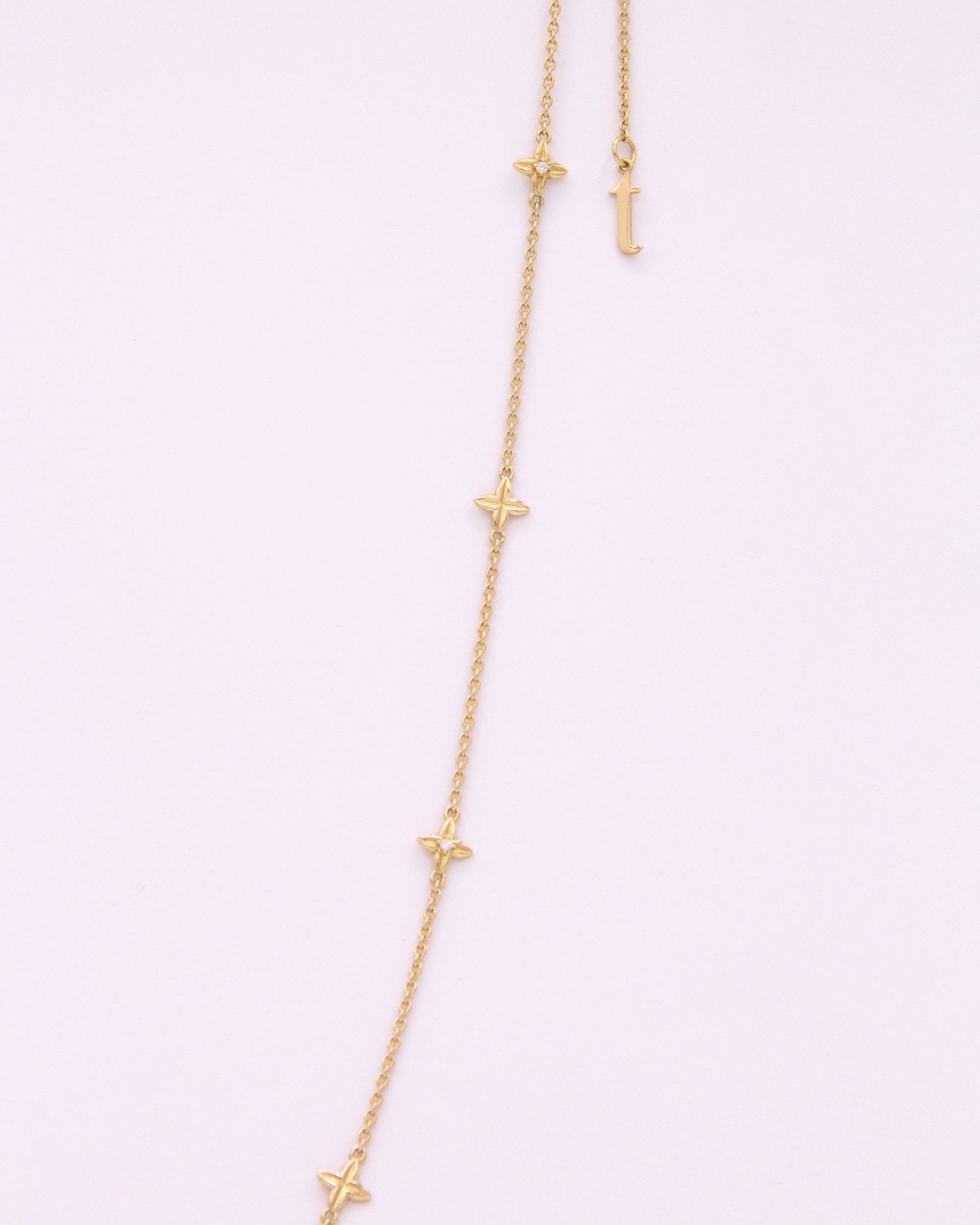 The Flora Station Necklace Gold