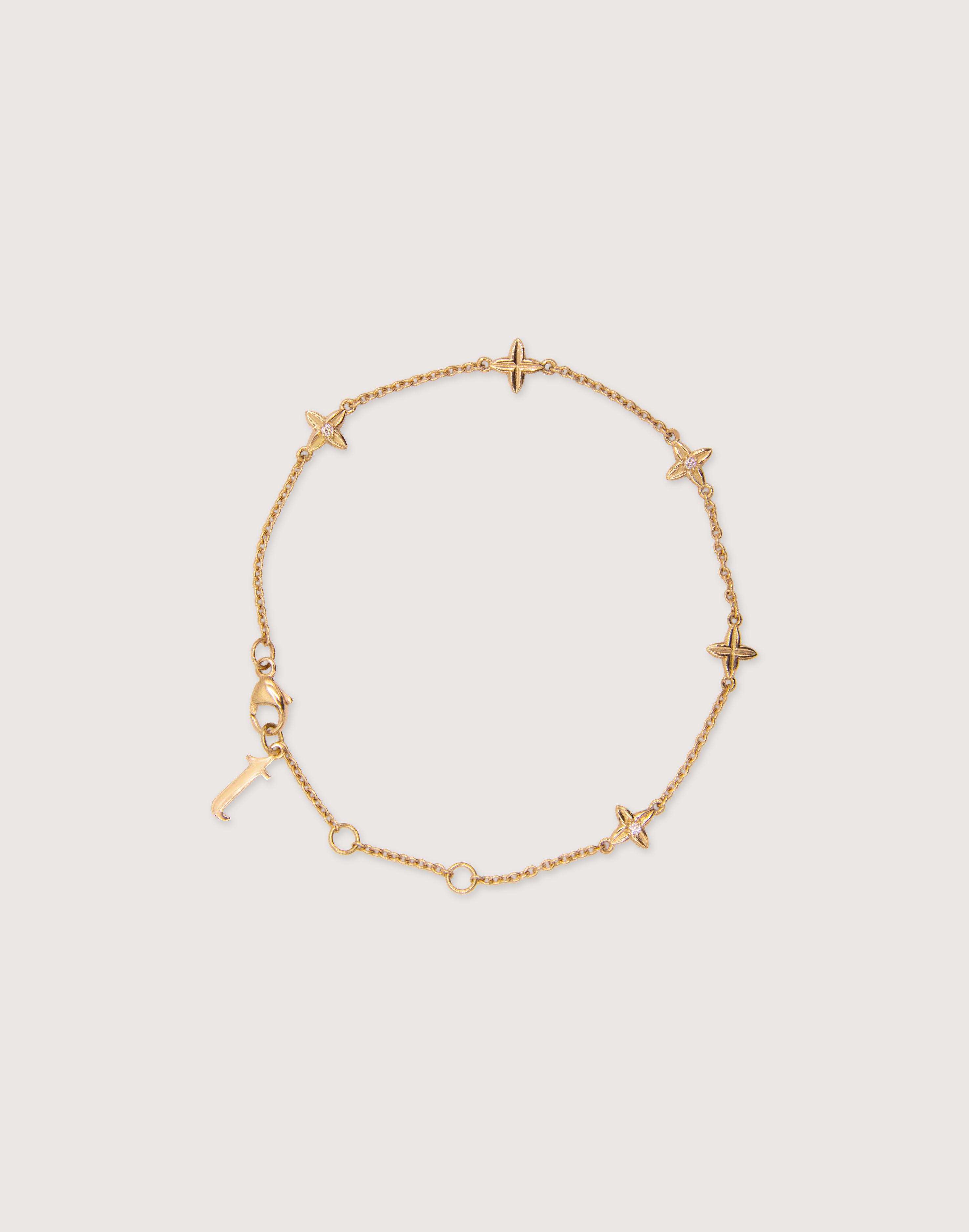 The Flora Station Bracelet Gold