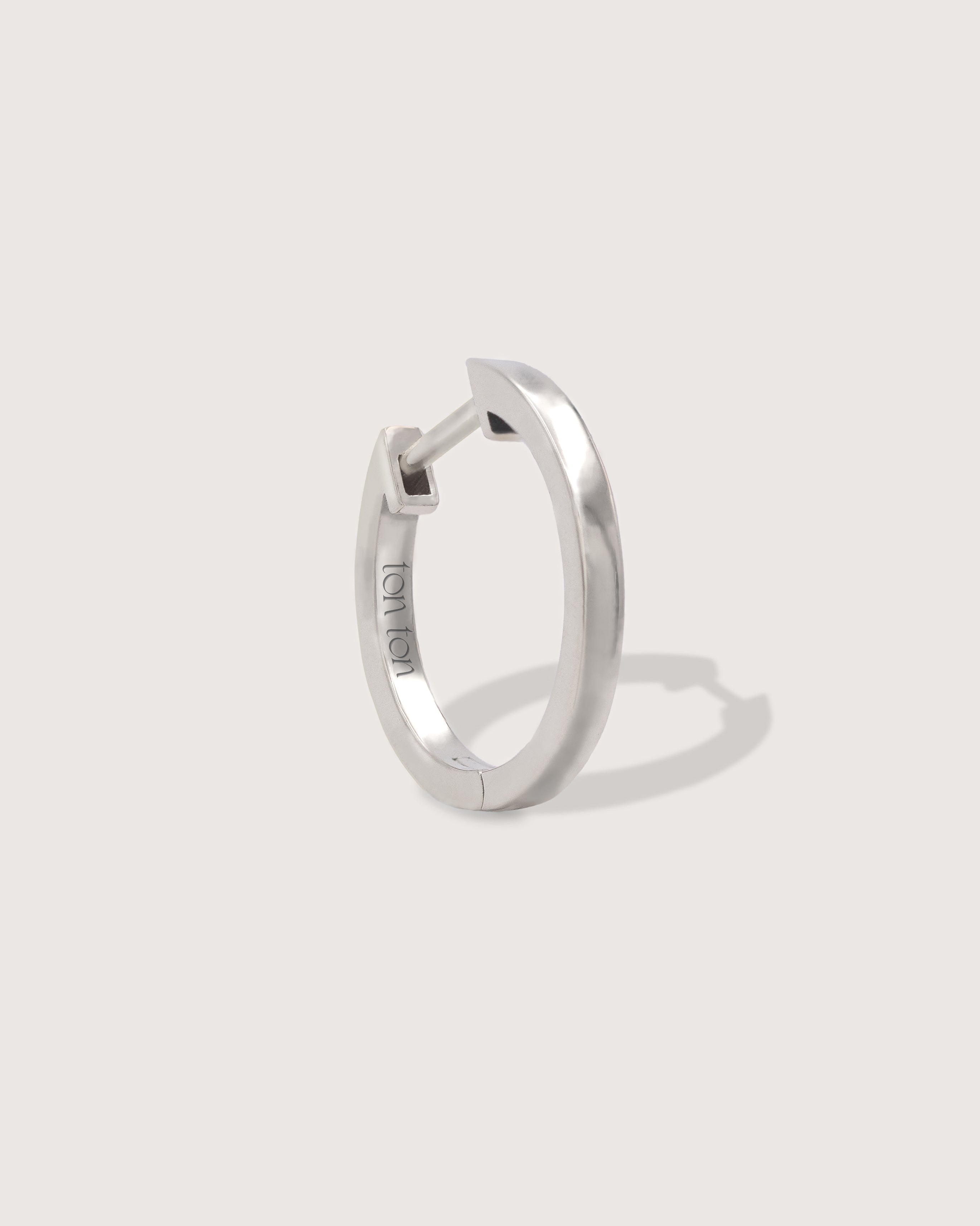 The Hoop White Gold