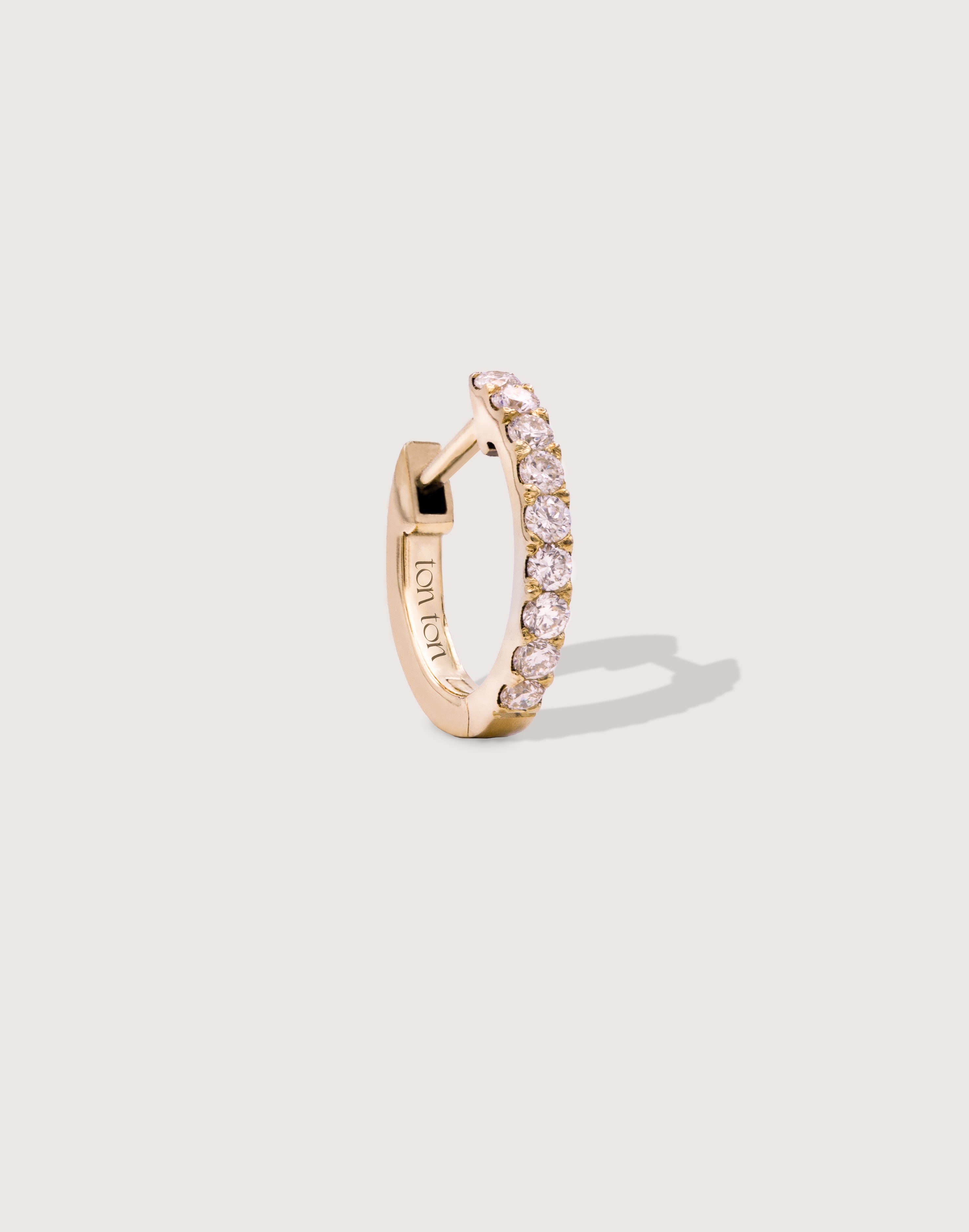 The Small Diamond Hoop
