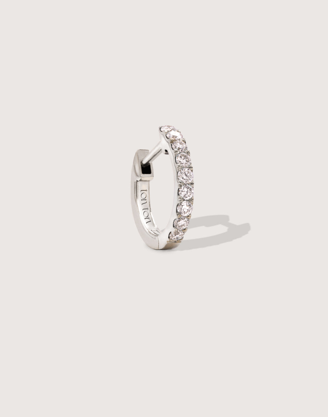 The Small Diamond Hoop
